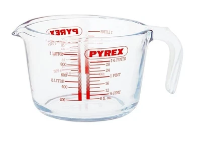 £7.17 • Buy PYREX Glass Measuring Jug 1 Litre Transparent Free Shipping