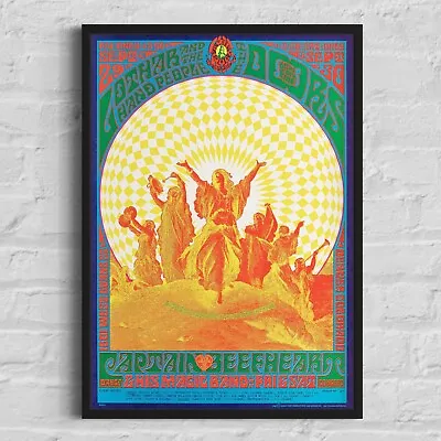 THE DOORS & Capt Beefheart  Flash  1967 FD-84 Concert Poster 14 X20  • $39.67