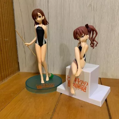 A Certain Scientific Railgun Figure Set Mikoto Misaka Kuroko Shirai SEGA Doll • $39