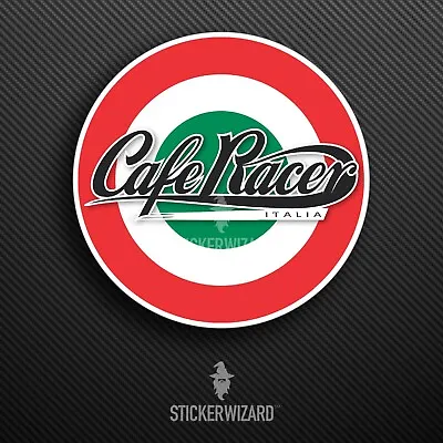 £3.45 • Buy Cafe Racer Sticker - Bobber Decal | Scooter | Vintage | Retro | Brat | Race