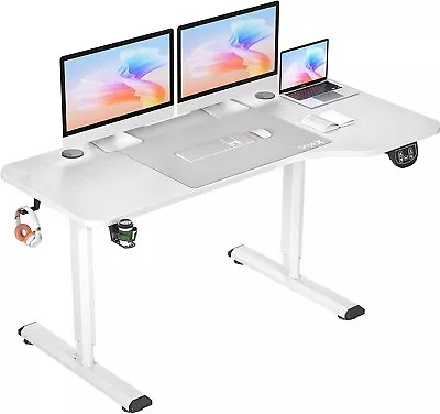 Electric Standing Desk Adjustable Height Computer Home Office Desk Table Stand • £25.90