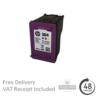 £9.95 • Buy Original HP 304 Tri-Colour Ink Cartridge N9K05A
