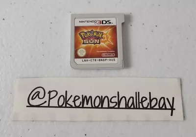 Pokemon Sun - Nintendo 3DS Game *CARTRIDGE ONLY - AUS PAL* • $29.99