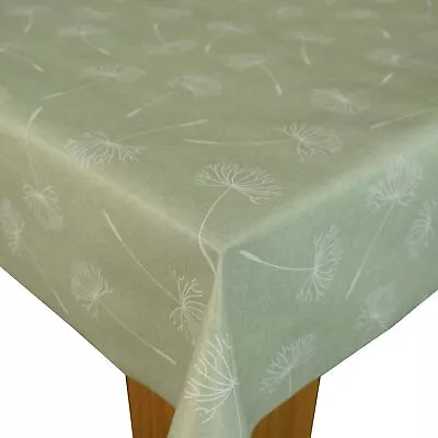 Megan Green PVC Vinyl Wipe Clean Oilcloth Tablecloth • £63.99