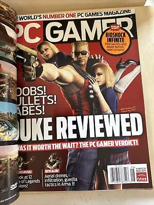 Pc Gamer Magazine Duke Nukem Tropico 4 Bioshock Secrets August 2011 • $9.99