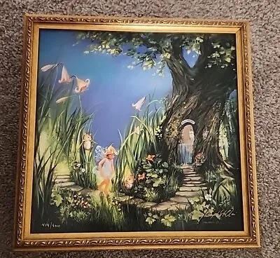 Mary Baxter St Clair “A Little More Fairy Dust Oil  Signed Numbered 414Canvas  • $299.99