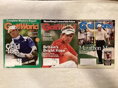 $39.99 • Buy Zach Johnson,Luke Donald, Jacobsen Signed Autographed Golf World Magazines (3)