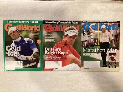 $39.99 • Buy Zach Johnson,Luke Donald, Jacobsen Signed Autographed Golf World Magazines (3)