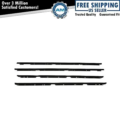 $126.90 • Buy Window Sweeps Felts Weatherstrip Seals Kit Set Of 4 For Camaro Firebird Trans Am