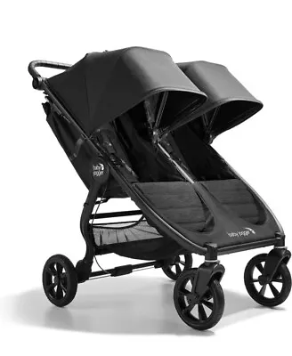 Baby Jogger City Mini GT2 Double Opulent Black All Terrain Pushchair Pram • £519.99