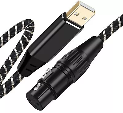 USB Microphone Cable 6.6FtXLR To USB CableUSB Male To XLR Female Mic Link Cab... • $22.72