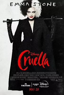 $20.99 • Buy Cruella Movie Poster (20x30) - Emma Stone, Mark Strong, Emma Thompson V1
