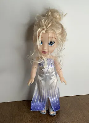 Disney Princess My Friend Elsa Toddler Snow Queen Doll Removable Outfit Frozen 2 • $19.90