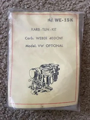 WEBER 40/42/44 DCNF Carburetor Repair Kit  WE-15K VW NOS • $24.99