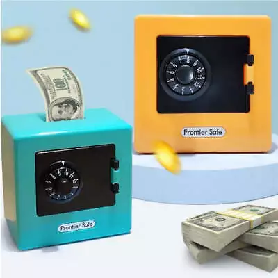 Retro ATM Mini Bank Money Box: Rotating Password Safe Cash Coin Deposit • £6.99