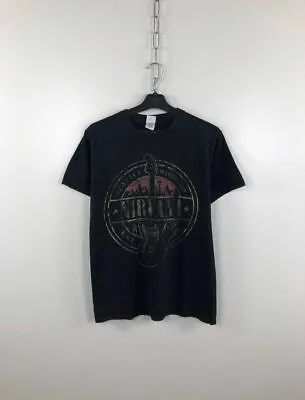 Vintage Nirvana Band Rock T-Shirt Big Logo Size M • $46.86