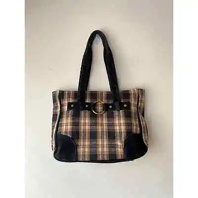 Vintage Style Clueless Nova Check Plaid Purse Shoulder Bag • $28