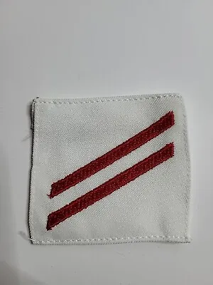 New USN US Navy Fireman APPRENTICE E-2 E2 Sleeve Insignia Patch Red & White • $2.34