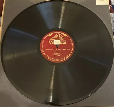 12” Victrola 78 RPM Toscanini - Mozart Symphony In E Flat Major 74668 E- • $9.99