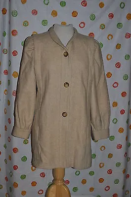 COUNTRY PACER Chic  WOOL Vintage  COAT WOMENS MED 10  DILLARDS  RETRO USA • $45