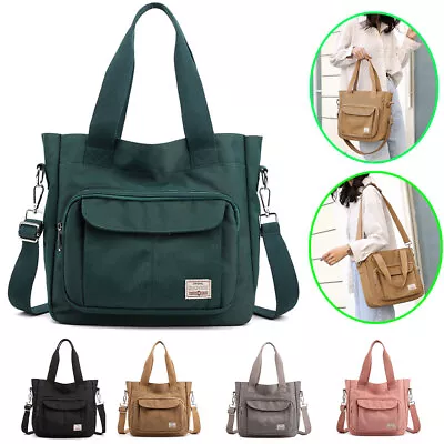 Large Capacity Handbag Nylon Lightweight Waterproof Tote Bags Shoulder Bag Women • $28.99