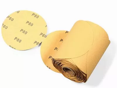 SANDING DISC Sandpaper Roll SATC PSA Sticky Back 5  Or 6  Grit 60 - 800 New • $30.42