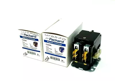 Packard C230A 2 Pole 30 Amp Contactor 24 Volt Coil Contactor • $15.09