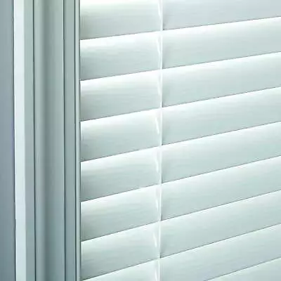 Better Homes & Gardens 2  35x64 Cordless Faux Wood Horizontal Blinds White • $31.93