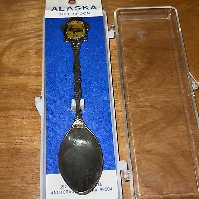 Vintage Souvenir Spoon US Collectible Alaska Moose • $10.49