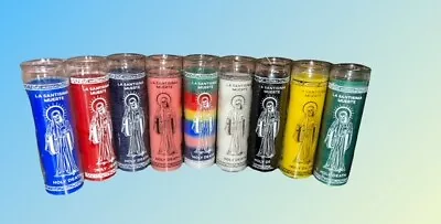 Santa Muerte Veladora Poderosa Con Oracion /Holy Death Candle With Prayer 7 Days • $19.99