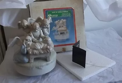 Christmas Around The World House Of Lloyd Music Box Host Of Angels NEW • $16.99