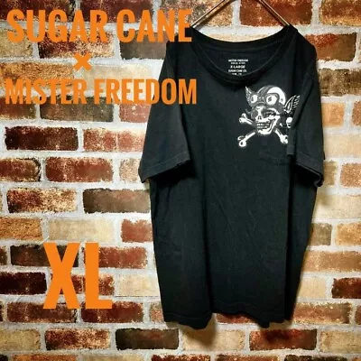 Sugar Cane Mr. Freedom T-shirt Skull Motorcycle Vintage Mister Freedom • $89