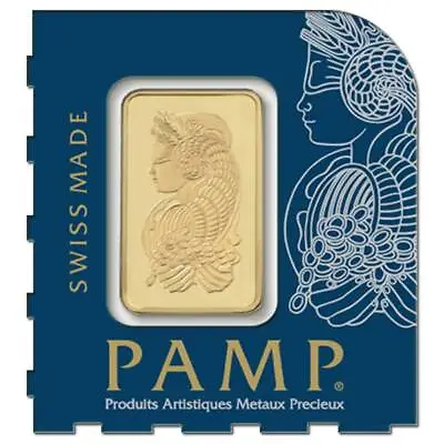 1 Gram PAMP Suisse Lady Fortuna Veriscan Fine Gold Bars (Breakable From 25x1g) • $97.58