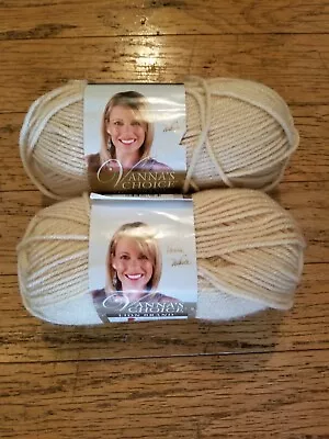 NEW Lion Brand Yarn Vanna's Choice Beige 123 Knit Skein Crochet Vanna White Same • $8