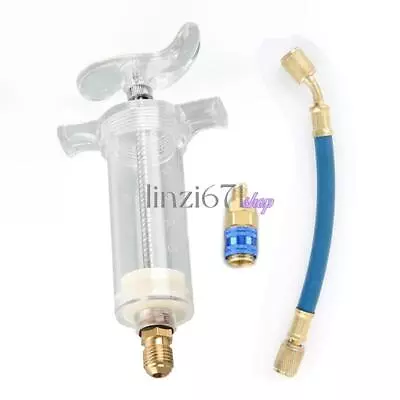 Auto 1Oz-R134A/R12/R22 A/C Air Conditioning Oil Injector Dye Injection Tool US • $16.99