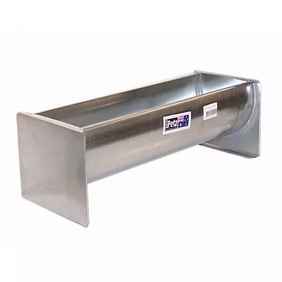 IPetz Galvanised Poultry Trough Food Water Feeder 12 Inch  • $37.32