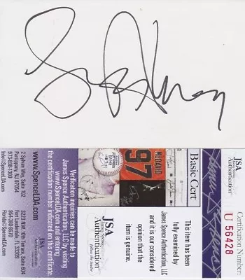 £114.85 • Buy Lance Armstrong Signed Index Card W/ JSA COA #U56428 Tour De France