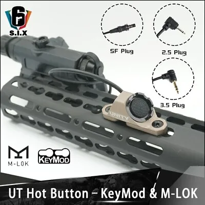 Tactical Unity Hot Button Pressure Remote Switch For M Lok Key Mod DBAL PEQ SF • $25.99