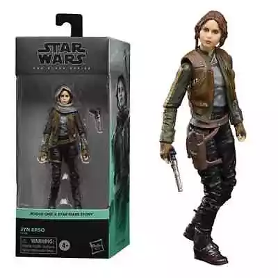 HASBRO STAR WARS THE BLACK SERIES Rogue One Jyn Erso 6  Damaged Box • $58.95