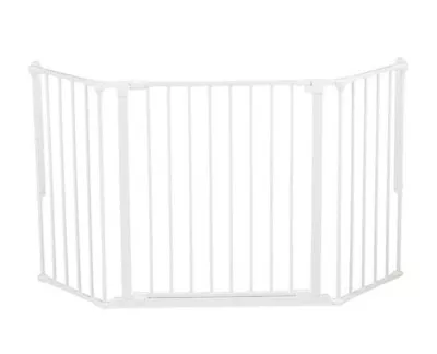 BabyDan Flex M Wall-Mounted Stair Gate Safety Gate Fire Guard Room Divider White • £25