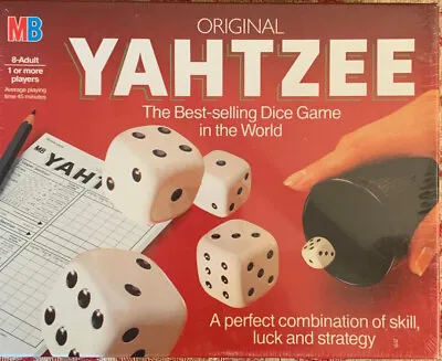 MB Games Original Yahtzee 1982 - Brand New & Sealed • £27.99