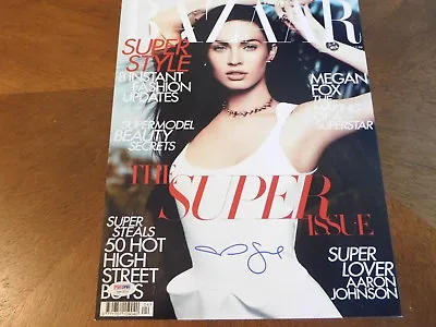 Megan Fox Signed 11x14 Photo Autograph AUTO PSA/DNA ITP COA BAZAAR MAGAZINE • $120