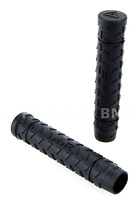 AME MTB Mountain Bike Tri Star Flangeless Bicycle Grips - BLACK *MADE IN USA* • $14.99