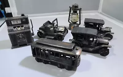 Lot Of Vintage Pencil Sharpeners Potmetal Cars Cable Car Slot Machine Lantern • $1