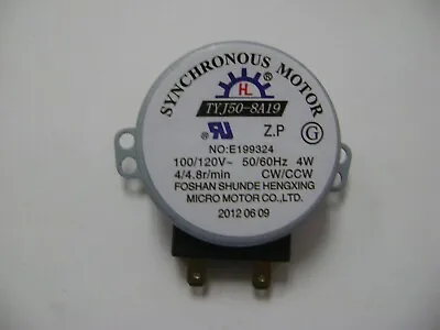 Oem Microwave Oven Tyj50-8a19 Tray Glass Synchronous Motor 100/120 V 4/4.8 Rpm • $17.99