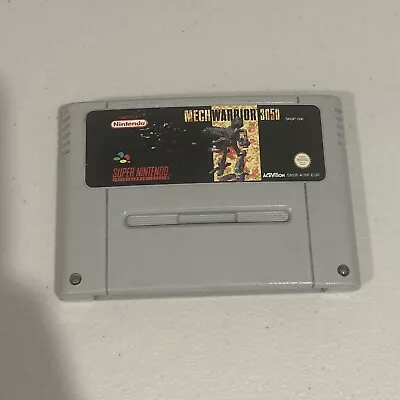 MechWarrior 3050 Super Nintendo SNES Video Game Cart *untested* • $29.95