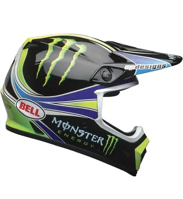 Monster Energy MX-9 Helmet Motorcycle Motocross Pro Circuit MIPS XL Extra Large • $478