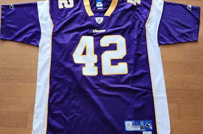 New Minnesota Vikings Reebok #42 Darren Sharper Throwback Sewn Jersey Length+2 X • $49.99