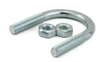 M10 X 75 Mm BETWEEN BOLTS U Bolt Zinc Plated With Nuts Included For Fishing DIY • £2.25