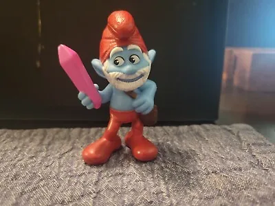 McDonalds Papa Smurf 3  Papa's Crystal 2013 Smurfs 2 Movie Collectible Free Ship • $10